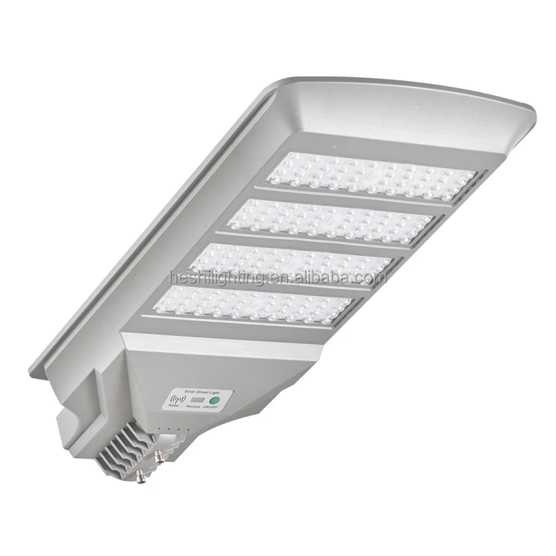 High Bright Motion Sensor All In One Solar Power Road Lamp 600w Gray Abs Housing Outdoor Ip65 Integrated Solar Street Light