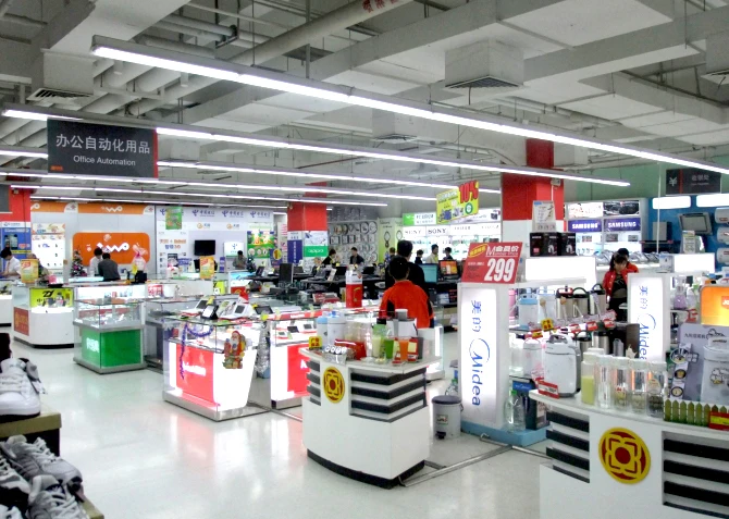 Residential Lighting T5 Twin Tube Light Fluorescent Ceiling Light Fixture with Aluminum Mirror Reflector