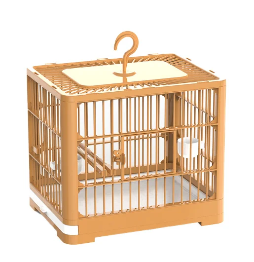 Birdcage Drawer-style plastic square cage luxurious villa for parrots suitable for finches specialized for home decoration