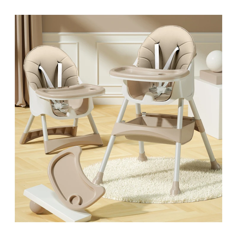 Kids Luxury Blue High Chairs Dining Baby Feeding Baby Eating Seat Dining Chair For A Child Portable Children Chair Table