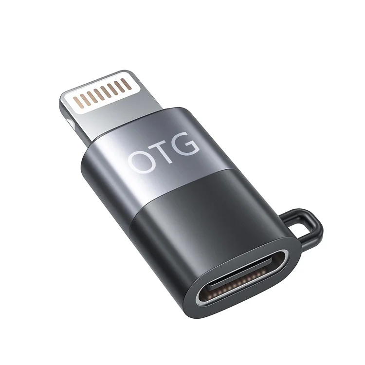 OTG Adapter USB-C Female to Lighting Male,Type-C Digital Headphone DAC Converter for iPhone 13 12 11 Pro Max iPad USB Drive