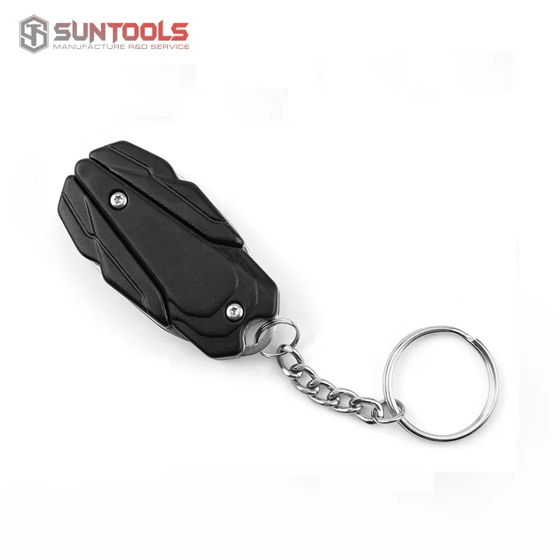 Stainless Steel EDC Multi tool Keychain Utiliity Camping Pocket Survival Knife Multi Function Key chain Knives