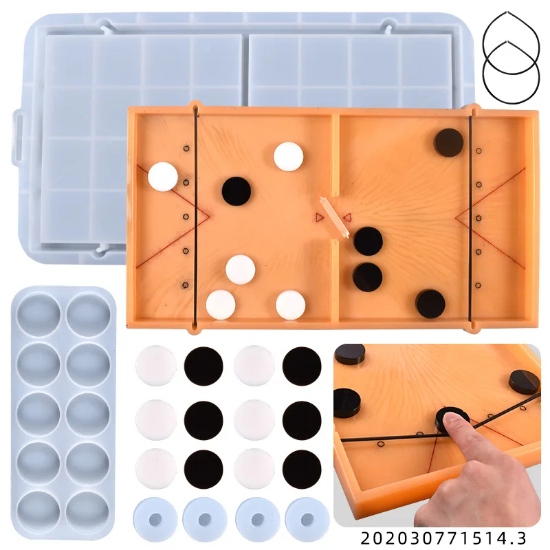 Game Slingshot Games Toy Silicone Mold for DIY Resin Party Home Parent-Child Interaction Toys
