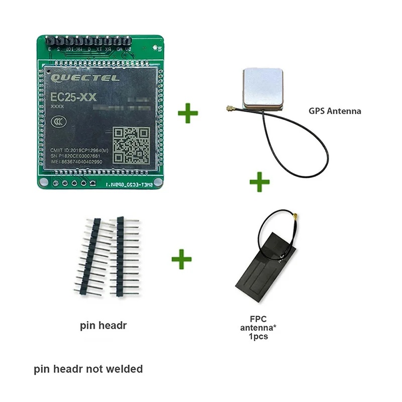 Quectel EC25 Development Core Board EC25EFA-512-STD LTE Cat 4 Module EC25EFA Breakout Board Test Ki STM32f030c8t6t