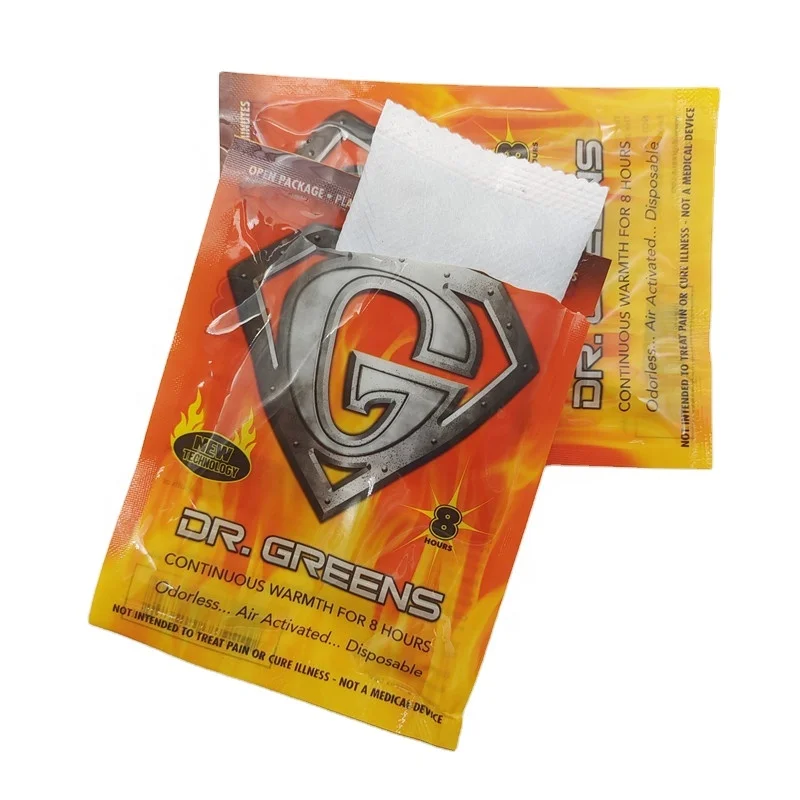 Hot sale Winter Gift Pocket Instant Warm Pad Hot Pack Heat Pack Iron Powder Hand Warmer