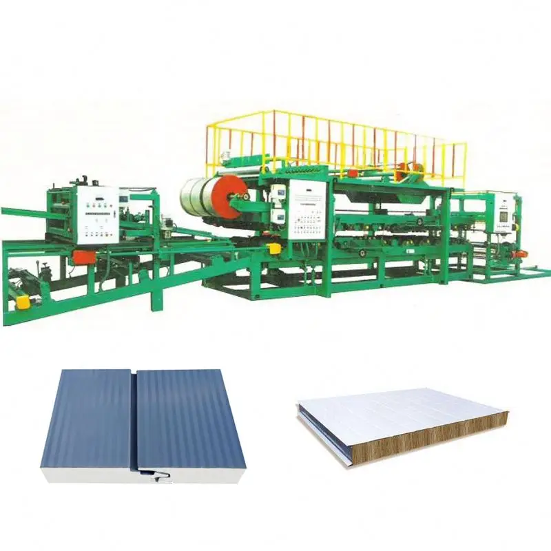 high quality polyurethane machines polyurethane steel sandwich panel manufacturing production line price
