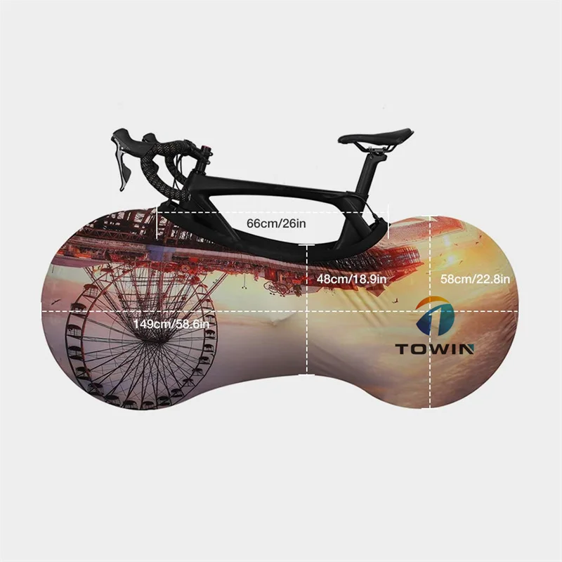 Dust-Proof Indoor Outdoor Protection Cover Washable High Elastic Tire Travel Bag Storage Gear Garage Bike Wheel Cover