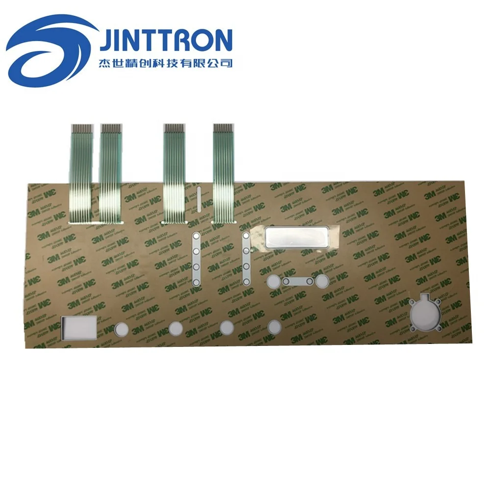 Keyboard membrane PET tactile metal dome overlay keypads control panel membrane switch customized