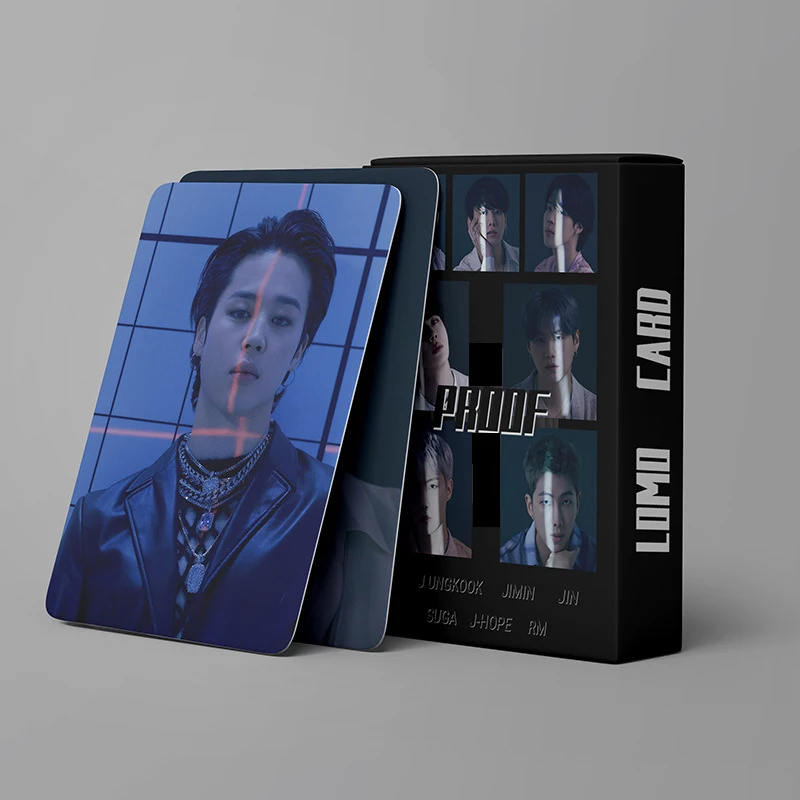 KPOP Bangtan Boys новые альбомные фотооткрытки 55 шт./компл. коробки ломо-открытки Jungkook Jimin Suga Jin открытка для поклонников