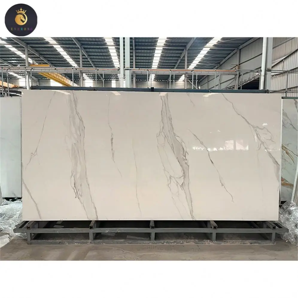 Wholesale Porcelain Slab Sintered Stone White Black Polished Floor Tiles Sintered Stone rock slab
