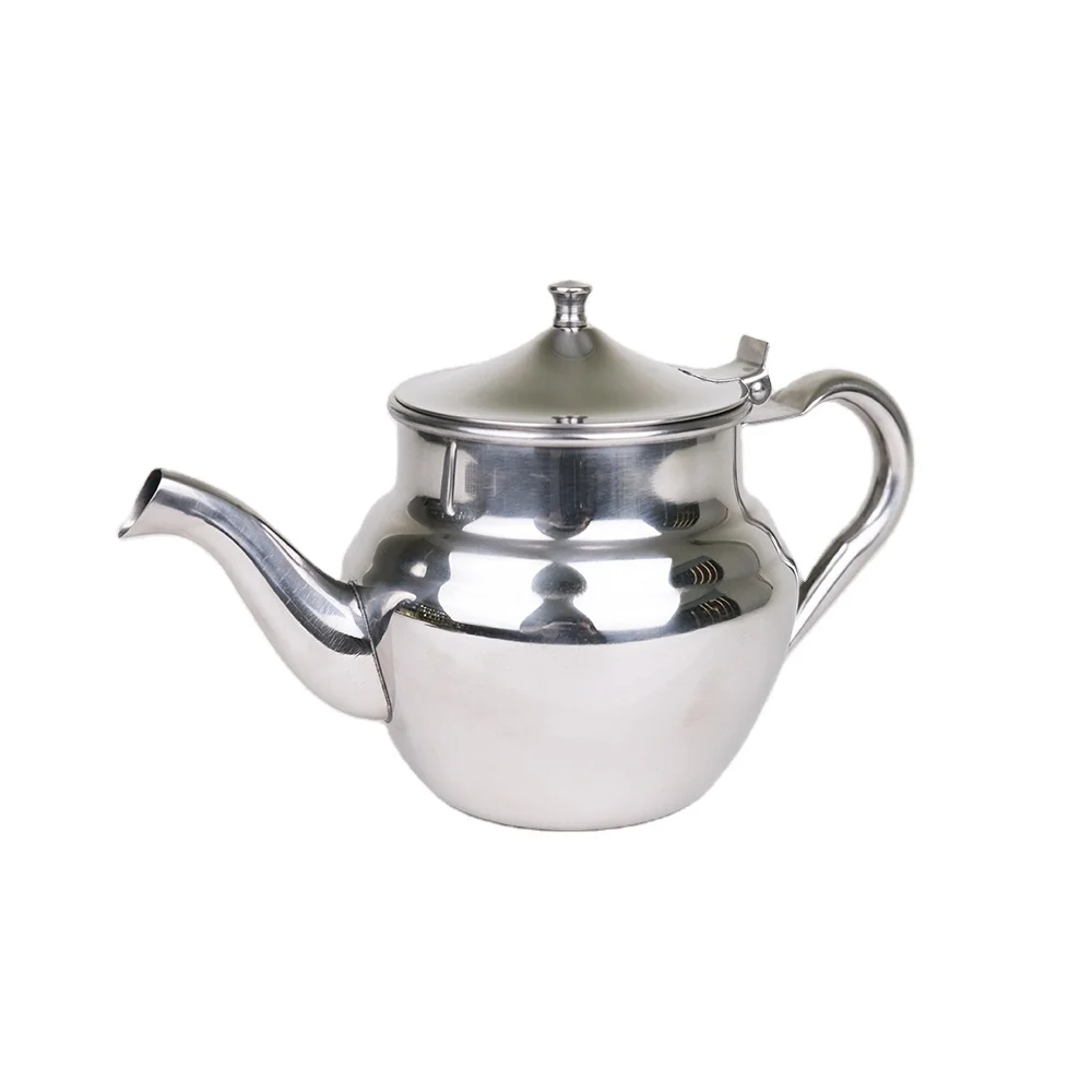 Arabic Morocco stainless steel Teapot Tea Kettle Pour Over Milk Coffee Pot