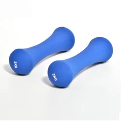 2021 China Gym equipment Cast iron Neoprene Coated colorful Dumbbell neoprene dumbbell gym dumbbells set Home Slimming  Exercise