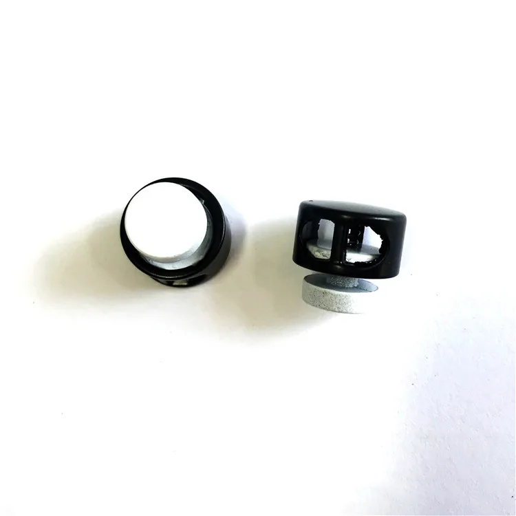 Custom design nickel-free cord lock stopper elastic metal zinc alloy brass cord lock