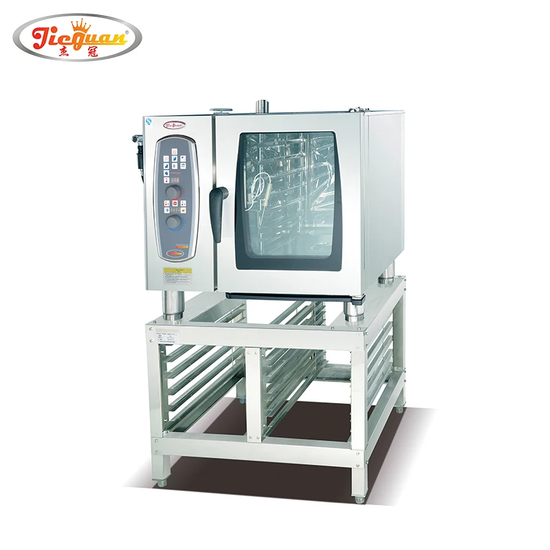 Экономия труда многофункциональная Хлебопекарная конвекционная комби-печь ресторанная Паровая Печь 6 лотков