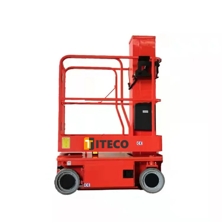 Self Propelled Mast VeIndustrial Platform Lift 5.6M-6.8M Mobile Aerial Work Platform for sale