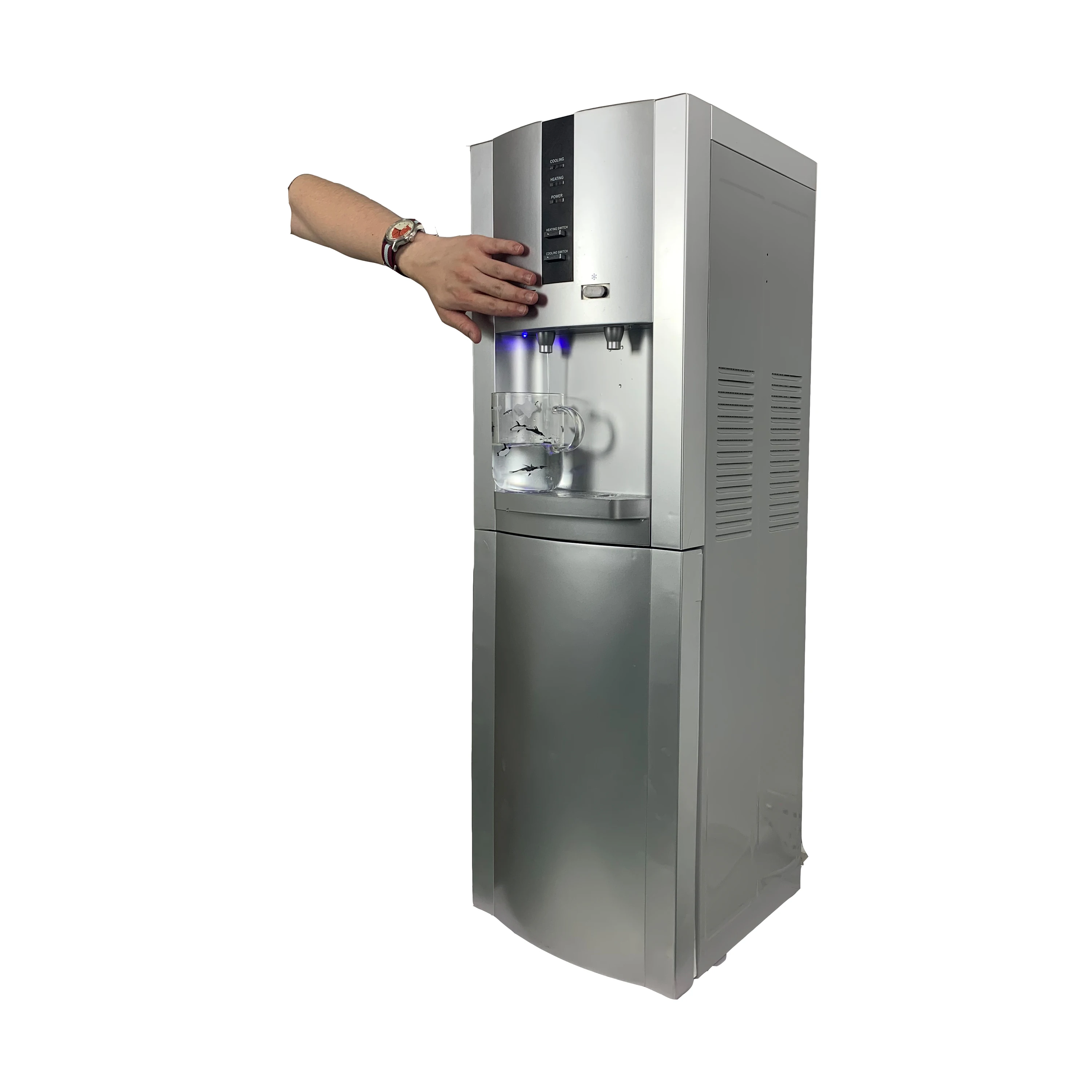 Household Electric Freestanding contactless hot and cold dispensador de agua  pipeline water dispenser