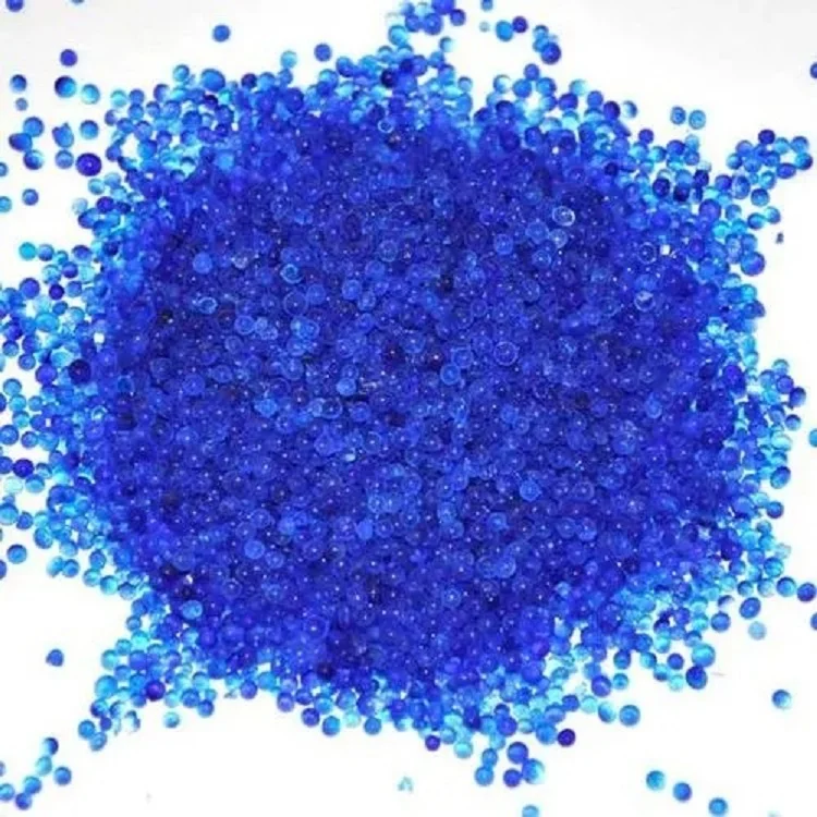 China manufacturer wholesale best price 2-4mm 3-5mm blue silica gel desiccant