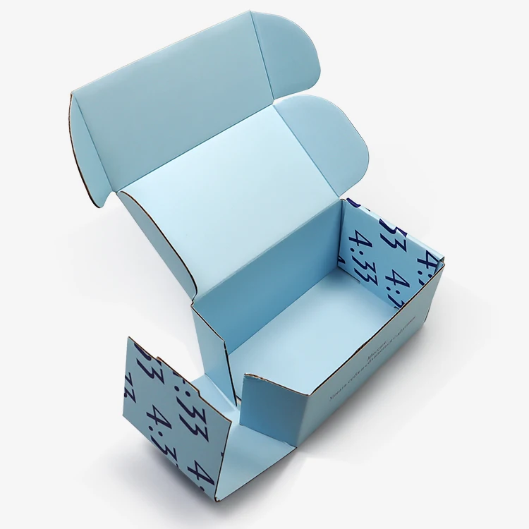 Custom printing logo corrugated packaging box factory custom sports shoe box