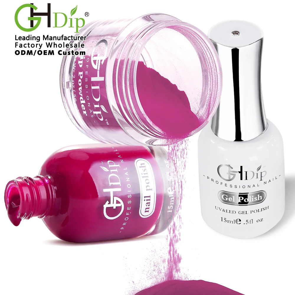 Custom Private Label Chrome nail  Powder  color matching gel polish lacquer
