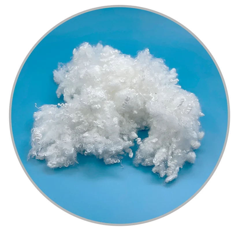 Soft hollow silicone micro fiber SoLoft fiber for wadding filling home textiles