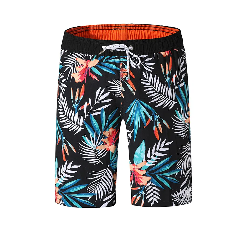 Wholesale sublimation summer casual two piece sets short sleeve button beach shirt and board shorts mens Hawaiian beach shirts