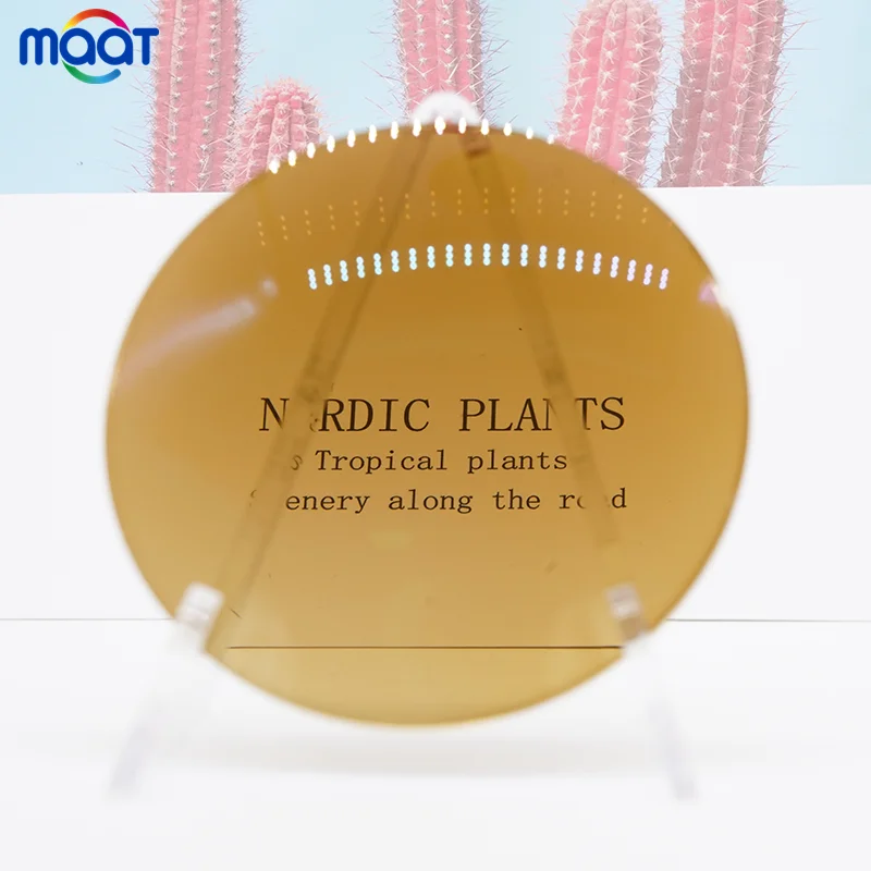 maat comfortable 1.56 HMC photo brown photochromic stock resin lenses