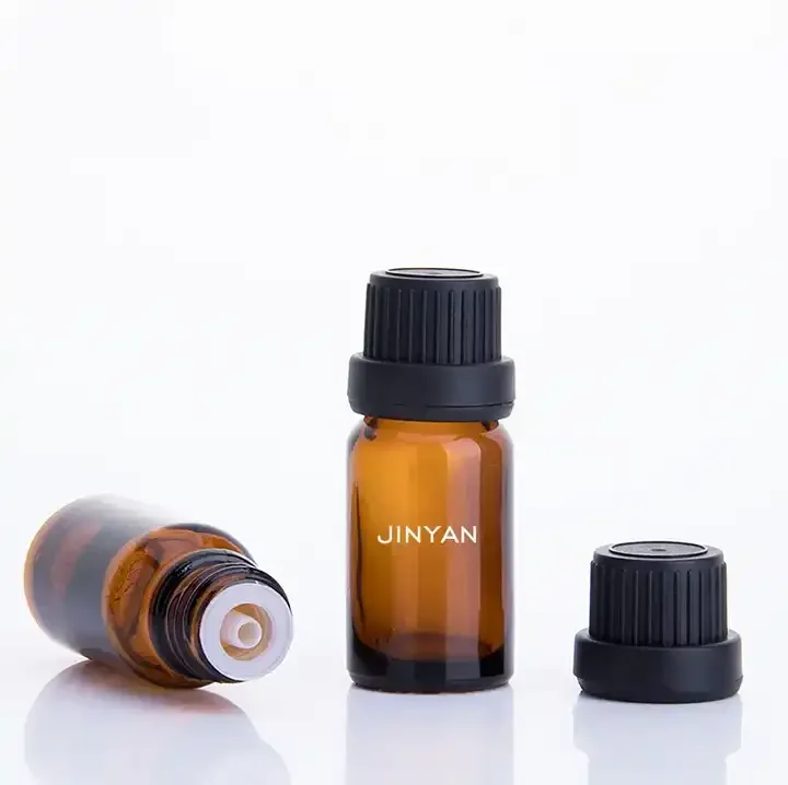 Wholesale Essential Oil Dropper Bottle 10ml Tea Tree Essential Oil Amber Glass Bottle For Serum And Skincare