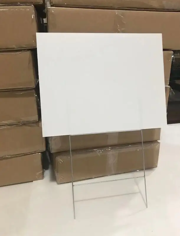 Blank 18x24 Campaign Signs Lawn Corrugated Plastic Yard Signs,Yard Signs 18x24 With stakes