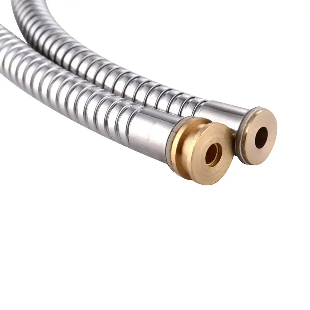 Hose Manufacturer 1.5 M Bathroom Accessories Flexible Stainless Steel Metal Corrugated Spiral Shower Water Pipe Hose