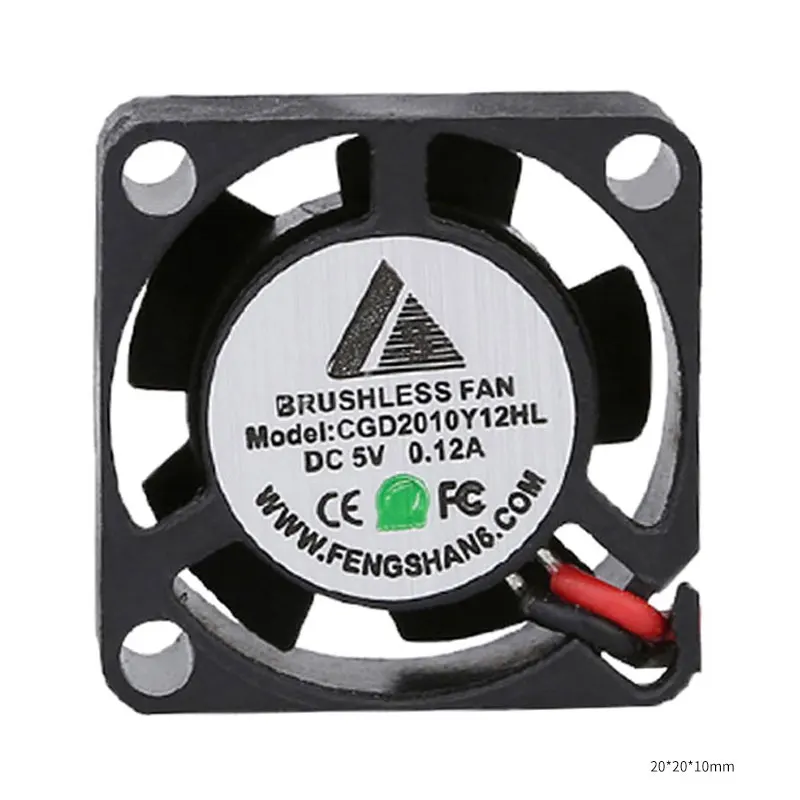 20mm Fan 5v 12v Dc 20x20x10mm Projector Silent Brushless Silent Cooling Fan