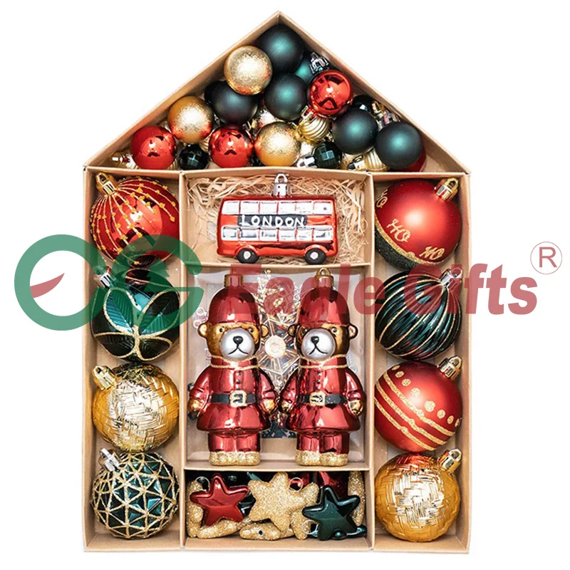 EAGLEGIFTS Christmas Decorations Balls Toys Artculos Para Festividades Y Fiestas Christmas Ornamemt Storage