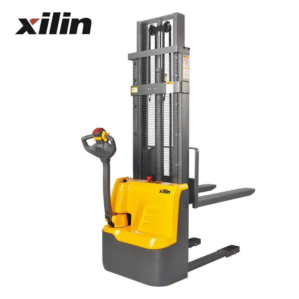 
Xilin 1200kg 2646lbs 2.5m Electric Walkie Stacker Electric Stacker 