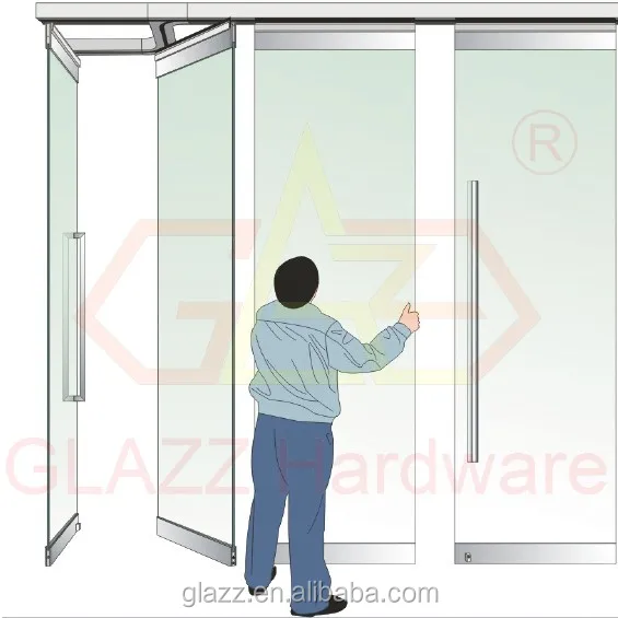 Modern bi-fold doors insulated doors frameless glass sliding doors