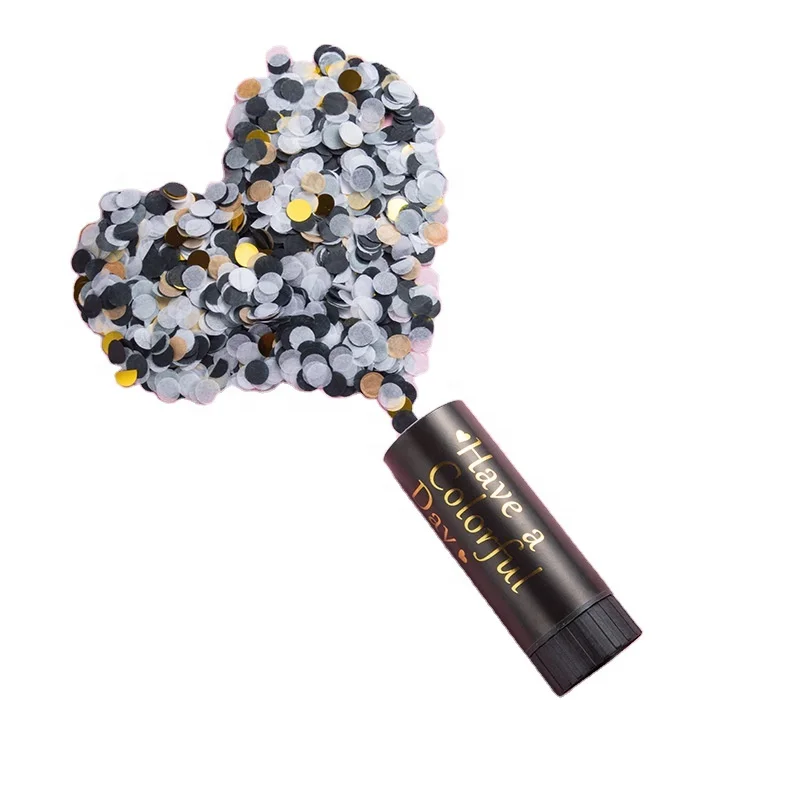 Confetti Party Favor Supplies Stick Colorful Tissue Paper Confetti Wands For Anniversary Birthday Party