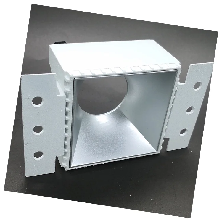 110V Led Spotlight Mr16 GU10 Frame Cob 9W Hotel Office Ceiling Embedded Aluminum Downlight