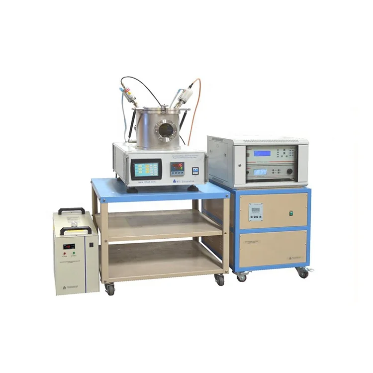 Laboratory Plasma Magnetron Sputtering Coater with Three Sputtering Sources and RF/DC Power Supply Customizable