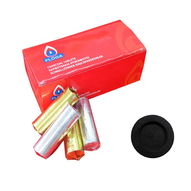 HQRM27120 HongQiang 27 мм мгновенное освещение благовония уголь чистая древесина Высокая нагревательность Бездымный кальян уголь для кальяна