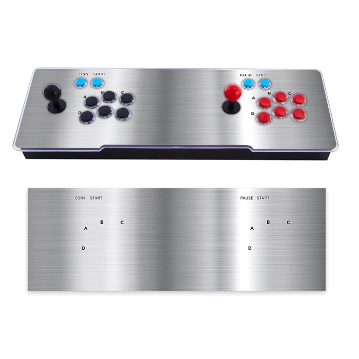 Factory direct sale  console case multi color double Arcade Game acrylic panel 1000 games