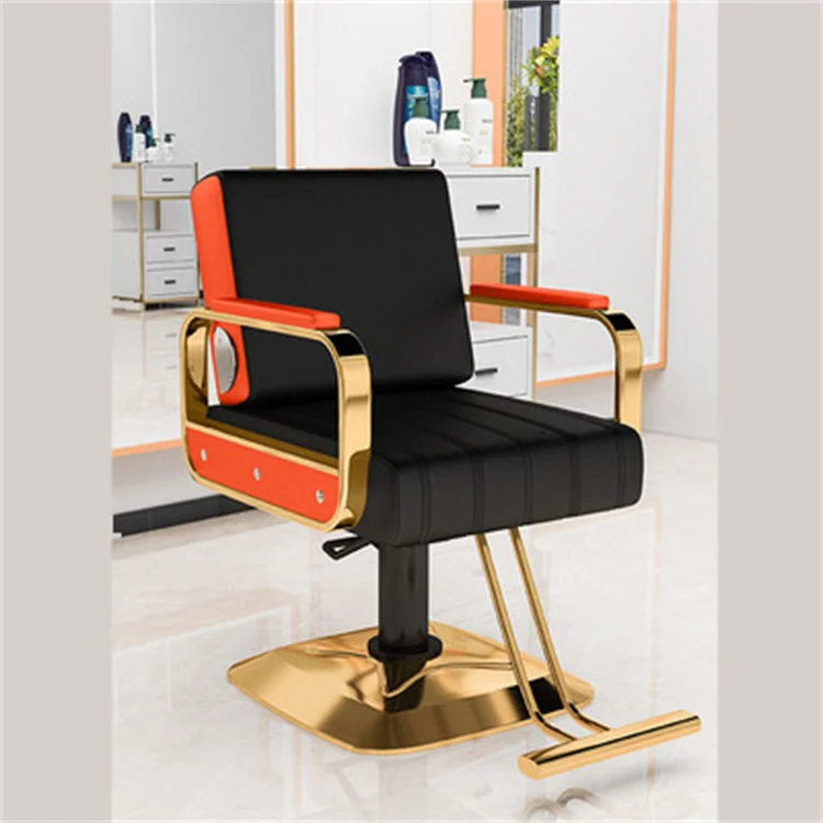 High-End Hair Salon Styling Chair Equipment Barbershop Haircut Perm Hair Dye Lounge Lift Deck Chair Beauty Barber Chair