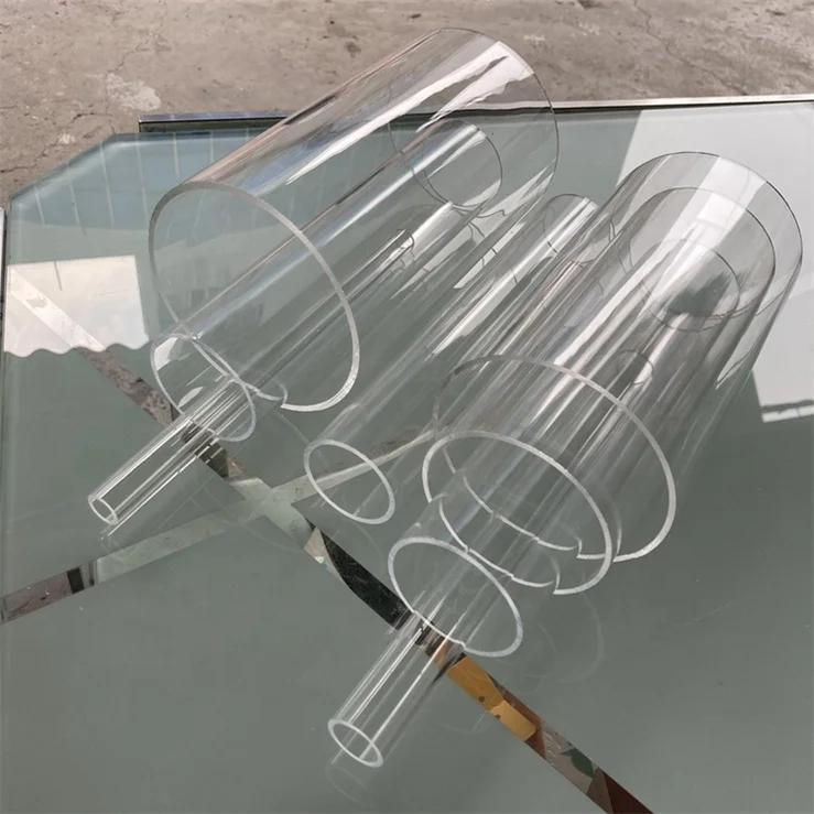 Wholesale Oem Customized frosted acrylic tube diffuse plexiglass pmma acrylic tube acrylic tubing 1000mm aquarium