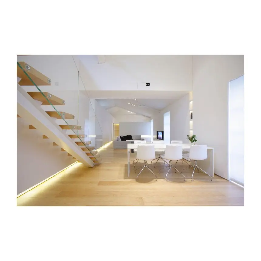 escalier straight staircase with lift