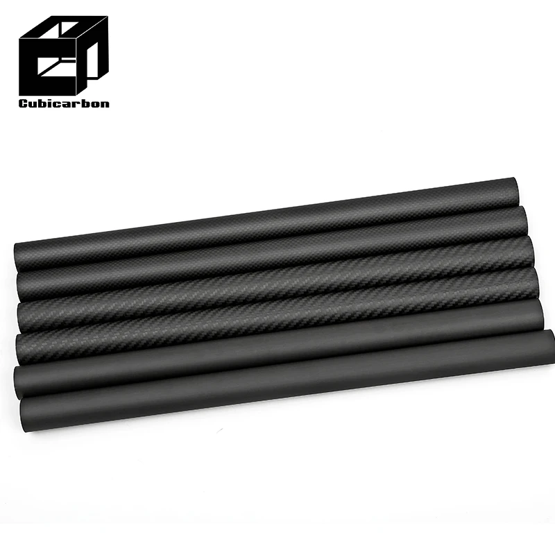 OEM 3-180 mm Customized Diameter Carbon Fiber Tubes 3K Carbon Fiber Pole Manufacturer