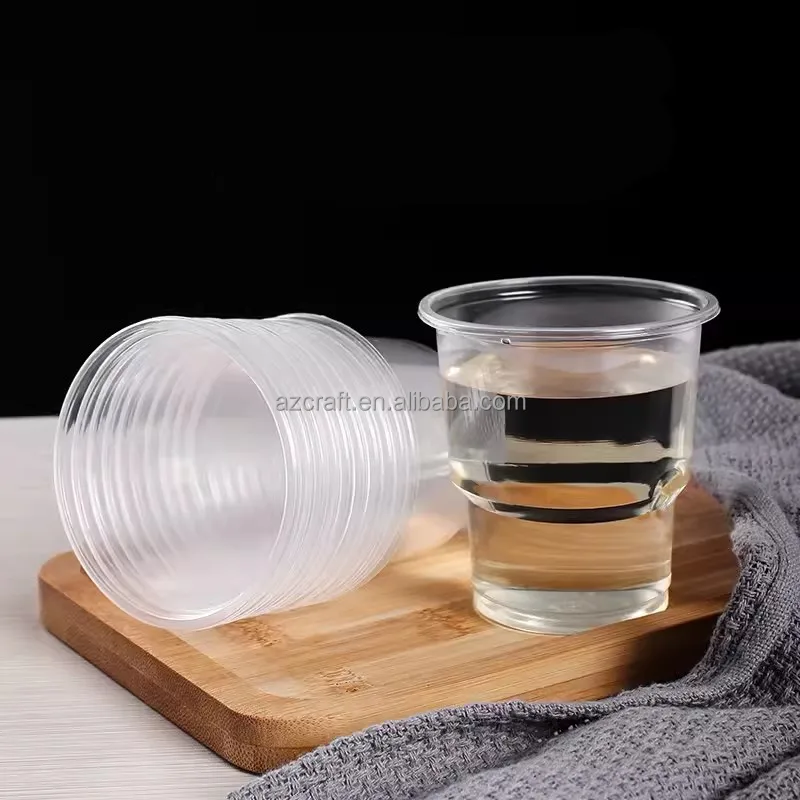 Best selling disposable clear pla plastic cup ice coffee cup