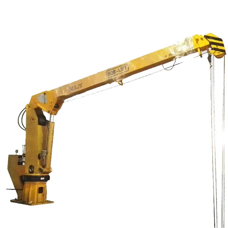 
Telescopic Boom Hydraulic Fishing Marine Boat Crane SQ3.2SA2T 