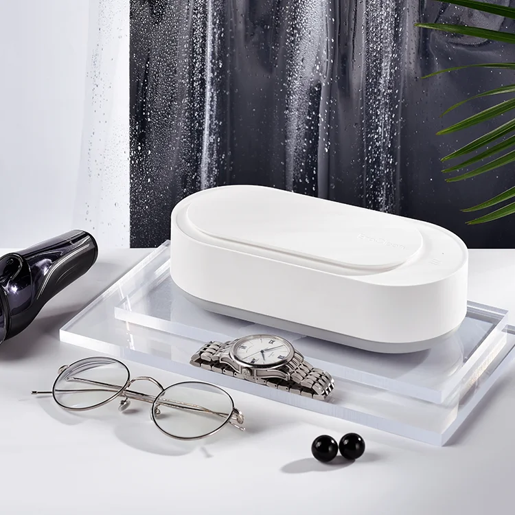 Original Eraclean Cleaner Ultrasonic Jewelry Cleaner With Timer, Watch Holder SUS Tank For Cleaning Sunglasses Watches Dentures
