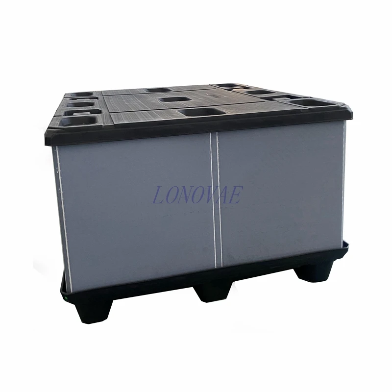HDPE Black Cheap Corrugated Plastic Pallet Box Sleeve Pack