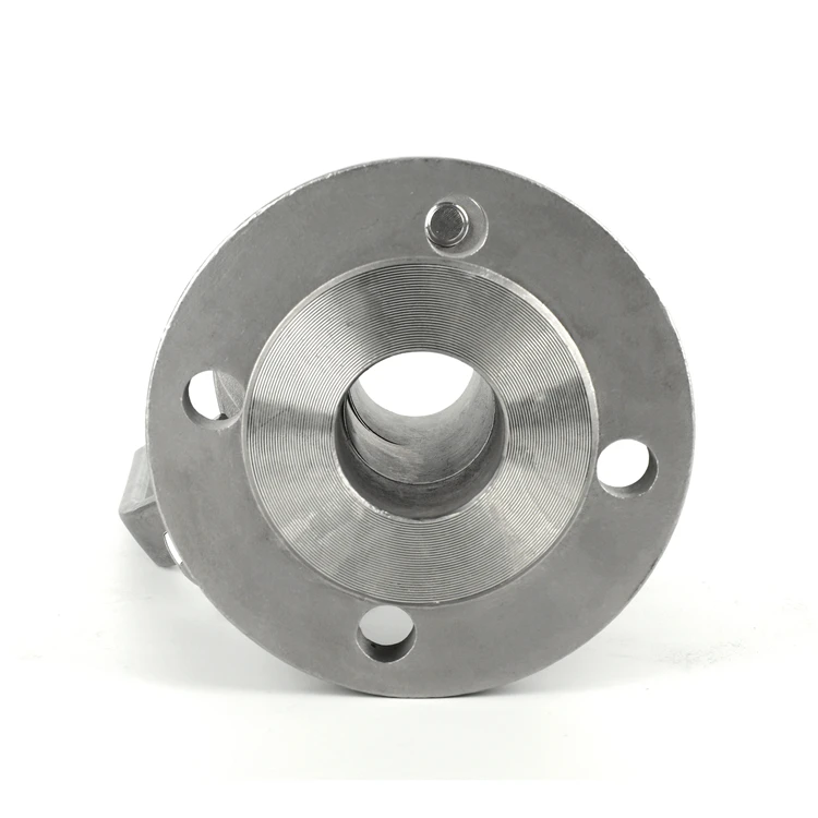 DIN3202 standard SS304/316 manual operation flange connection 2PC ball valve PN40 chemical use