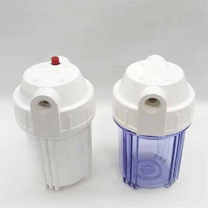 5 Inch White Water Filter Housing Water Filter With Pp Filter Cartridge For Water Pre-treatment
