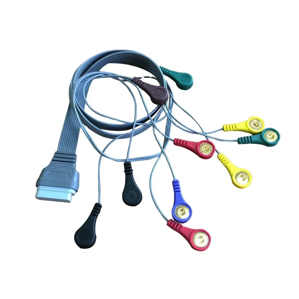 Compatible edan SE-2012 Holter ecg ekg cable