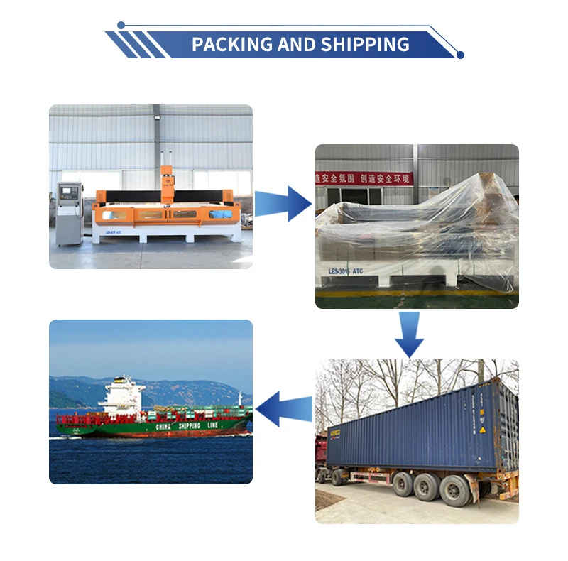 Granite Marble Quartz Stone Countertops Cnc Router Stone Sink Edge Polishing Carving Atc Cnc Machine